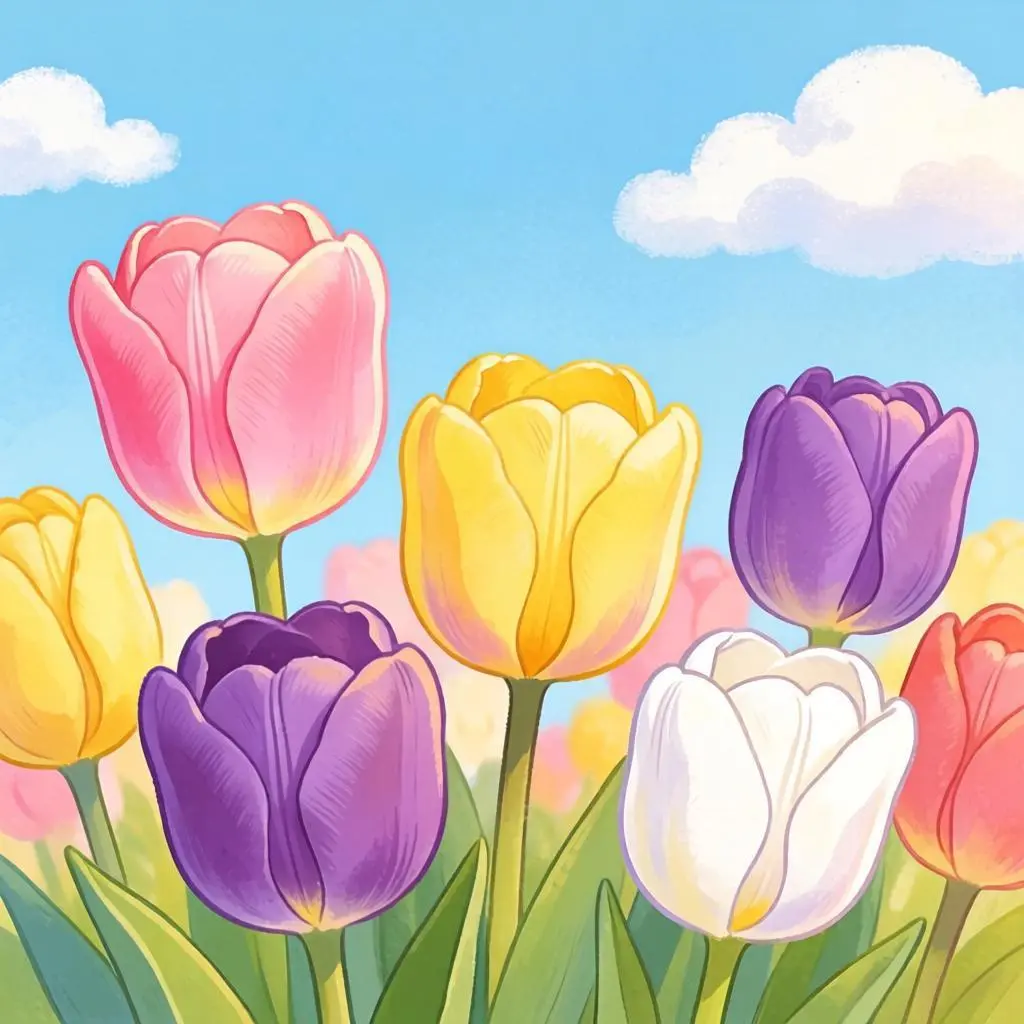 Цветы Paint by Numbers